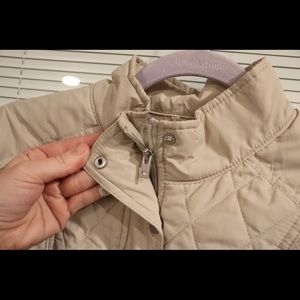 A new day tan jacket, Size L, like new